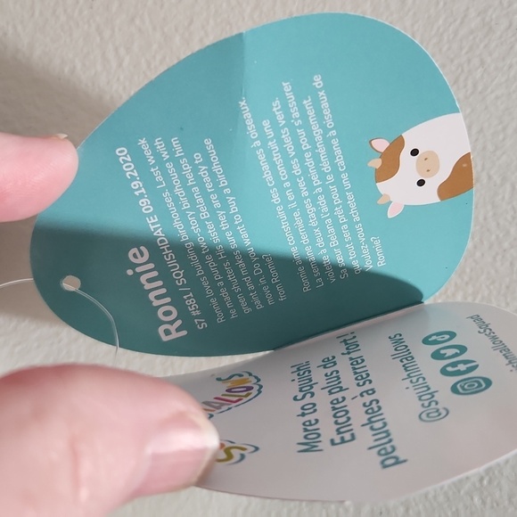 Squishmallow Ronnie Cow - Picture 7 of 8